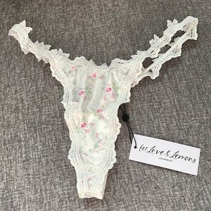NWT For Love & Lemons Thong Panty
